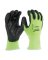 DIPPED GLOVES HV GRN XL