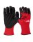 DIPPED GLOVES BLK/RD XL