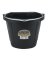 Rbbr Pail Flat-back 20qt Blk