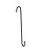 Panacea Black Wrought Iron 8 in. H Extension Double J Plant Hook