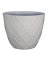 PLANTER DIAMOND WHT 16"