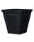 PLANTER SQUARE BLACK 16"