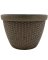 PLNTR PLASTIC BRN 11.02"