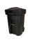 TRASH CAN BLACK 96GAL