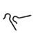 SWAG HOOK STL BLK 5PK