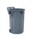 GARBAGE CAN 44G GRY RUBB