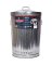 Behrens 20 gal Galvanized Steel Garbage Can Lid Included Animal Proof/Animal Resistant