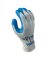 Atlas Fit Unisex Indoor/Outdoor Coated Work Gloves Blue/Gray M 1 pair