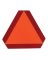 SMV English Red Safety Sign 14 in. H X 14 in. W