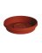 Bloem Terratray 0.7 in. H X 3.75 in. D Resin Traditional Tray Terracotta Clay