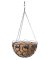 HANG BSKT SCROLL/IVY 14"
