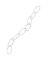 EXTENDER CHAIN 36" WHITE