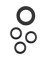 WASHER/O RING 5/8" 4PK