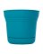 Bloem 8.5 in. H X 9.8 in. D Resin Planter Teal