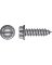 Hillman No. 8  S X 3/4 in. L Slotted Hex Washer Head Sheet Metal Screws 100  1 pk