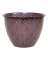 5" PLUM DIAMOND PLANTER