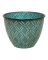 5" SEAFOAM DIAMOND PLANTER