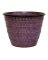 6" PLUM COBBLESTONE PLANTER