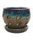 CERAMIC POT B/G ORCHD 5"