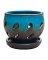 CERAMIC POT AQUA ORCD 5"