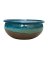 CERAMIC BOWL BLU/GRN 10"
