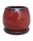 CERAMIC POT RED BRKS 6"