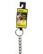 PDQ Silver Chain Steel Dog Collar Large/X-Large