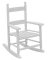 KIDS WOOD ROCKER WHITE