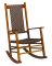 WICKER ROCKER NATRL/BRWN