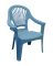 CHAIR HIBACK BIGEZ BLUE