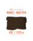 BLK/BRWN BOOT LACE 48"