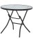 32" Glass Folding Bistro Table