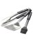 3PC STAINLESS GRILL TOOL SET