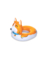 POOL FLOAT CORGI 3'L