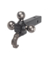 TRI-BALL MOUNT 8"L BLK
