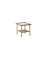 Palmaro Tan Square Side Table