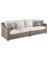 LOVESEAT BRWN RLXR 36.5"