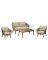 LOVESEAT SET CRYS 5PC