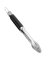 GRILL TONGS BLK/SLV 18"H