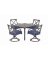 5PC Salem Dining Set Navy