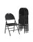 Fold Chair Fab Bk 33.3"h