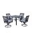 DINING SET OCNSD BLK 5PC