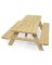 6' Wood Picnic Table