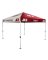 CANOPY RED/WHT 10X10'