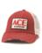 ACE BBALL CAP STNE/RED