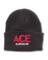 ACE KNIT HAT BLK