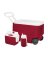 Igloo Wheelie Cool Red/White 38 qt Cooler Set