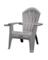 CHAIR ADRNDC RSN GRY 1PC