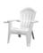 CHAIR ADRND RSIN WHT 1PC
