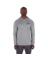 HODED SWTSHRT FBRC GRY L